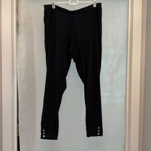 Calvin Klein Black Stretch Leggings 1X